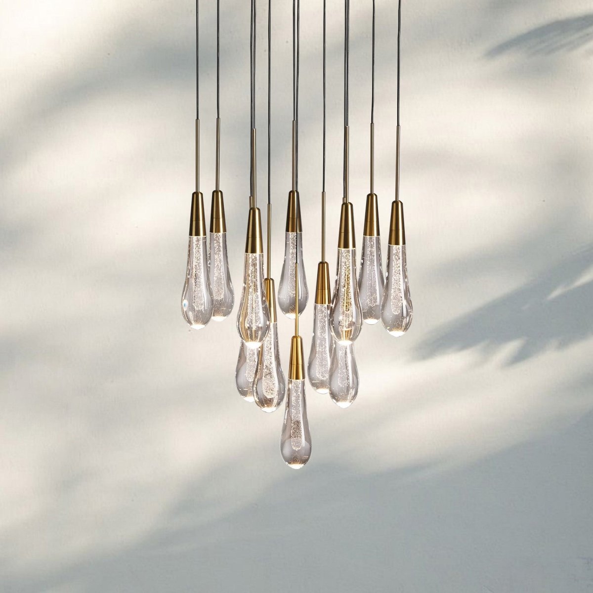 Solitaire Round Chandelier 17" 24" 36“ 58“ - Auralume